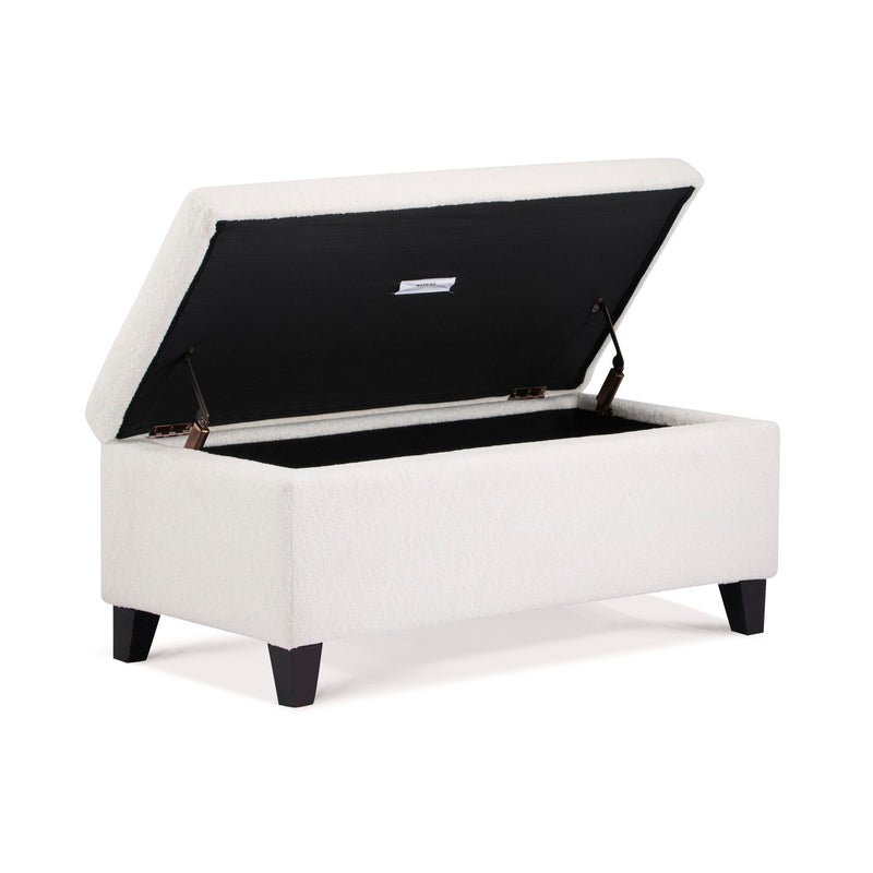 Storage Ottoman With Flip Top Lid
