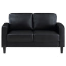 Ruth - Upholstered Track Arm Sofa Set