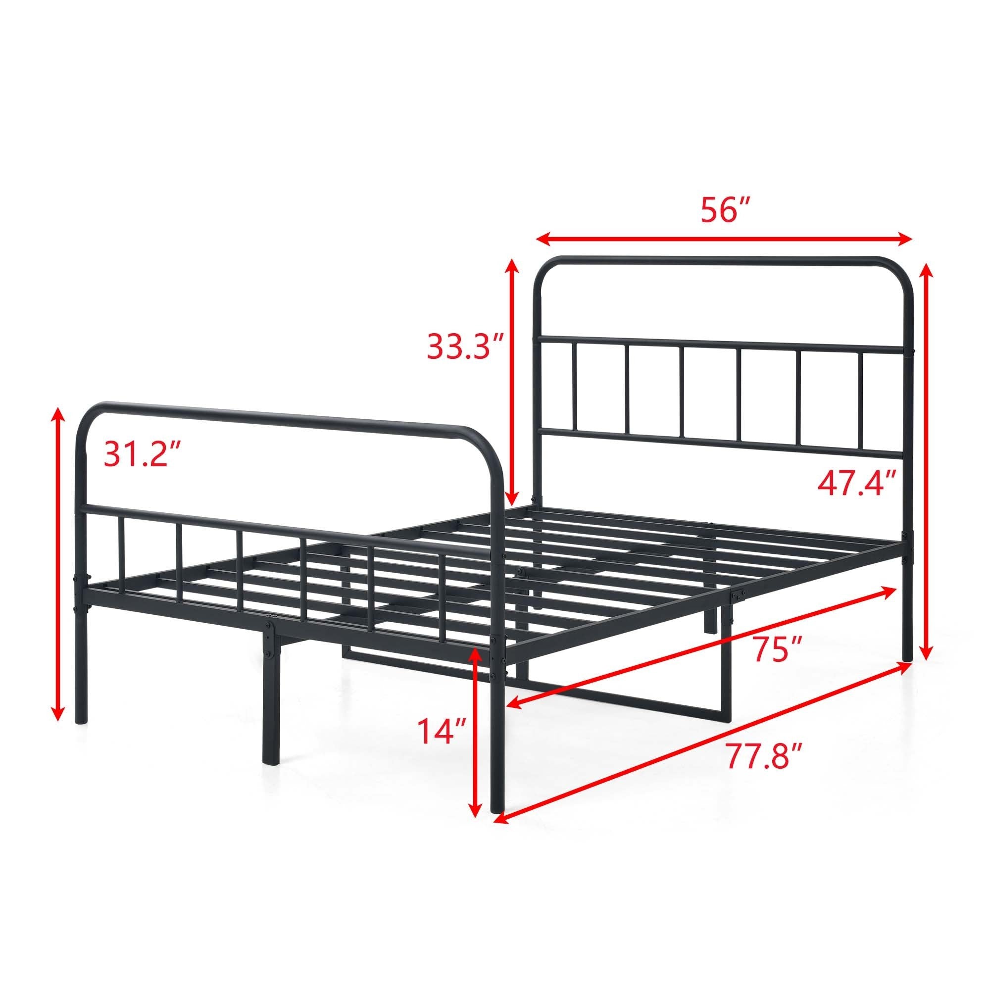 iron bed frame, metal bed frame, wrought iron bed frame, iron platform bed frame, iron canopy bed frame, iron twin bed frame, iron queen bed frame, iron king bed frame, iron double bed frame, iron sin - Atlantic Fine Furniture Melbourne FL