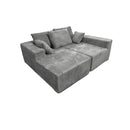 Corner Combination Sofa Sectional Couch With Soft Plush Fabric
