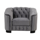 Upholstered 3 Piece Sofa Set With Legs