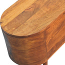 Rounded Lid Up Blanket Box