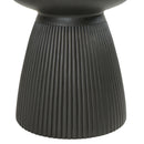 Outdoor Side Table - Matte Black
