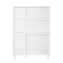 Modern Accent Storage Cabinet For Living Room, Bedroom, Dining Room, Or Study - White
