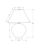 Lighting, Table Lamp Contemporary - Cream