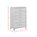 Beaumont - 5-Drawer Chest - Merlot