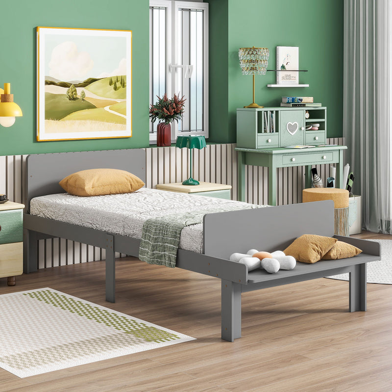 Bed With Footboard Bench