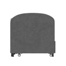 Modern Velvet Upholstered Daybed With Additional Bed Frame