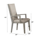 Rocky - Arm Chair (Set of 2) - Fabric & Gray Oak
