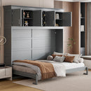 Murphy Wall Bed With Top Cabinets & Wine Rack