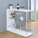 Prescott - Rectangular 2-Shelf Bar Unit - Atlantic Fine Furniture Inc