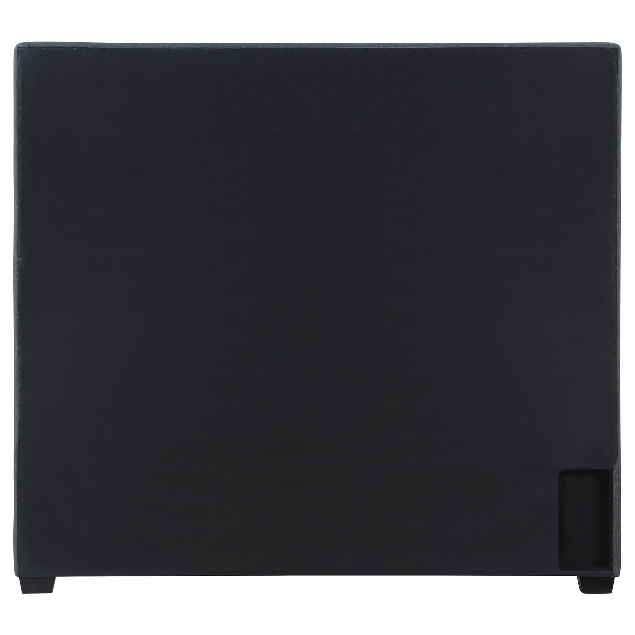 Bowfield Upholstered Queen Panel Bed Charcoal