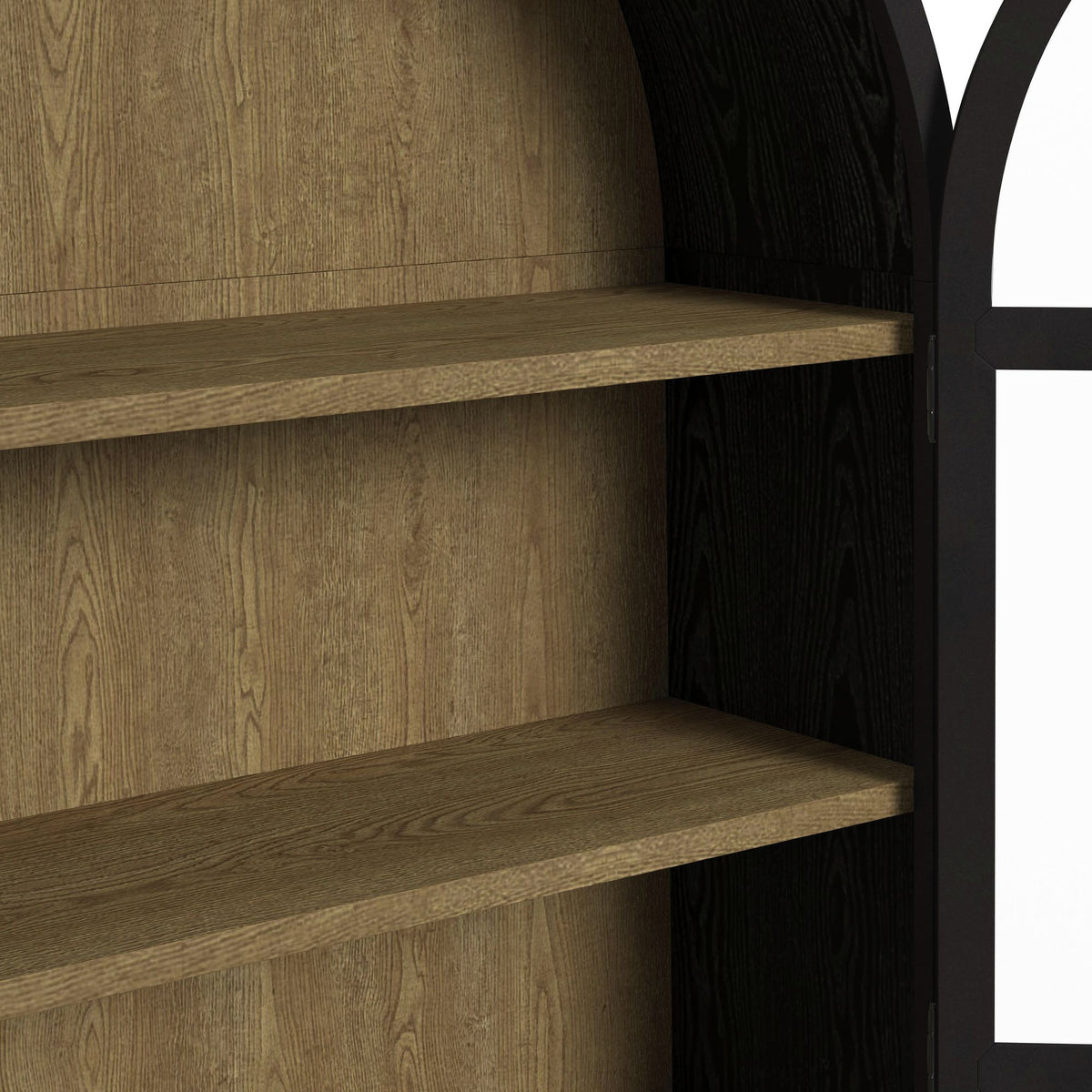Taurus Bookcase in Black by Elements International, view 2