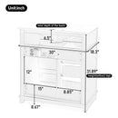 Freestanding Bathroom Vanity With Sink, Soft Closing Door, Tip Out Drawer