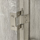 Triangle Bathroom Storage Cabinet With Adjustable Shelves, Freestanding Floor Cabinet For Home Kitchen