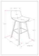 Randolph Bentwood - Counter / Bar Height Stool (Set of 2)