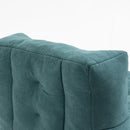 Modern Indoor Fluffy Bean Bag Chair With Memory Foam And Ottoman, Super Soft