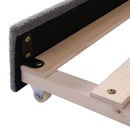 Upholstered Daybed With Storage Armrests, Trundle And Latest Integrated Bluetooth Audio System