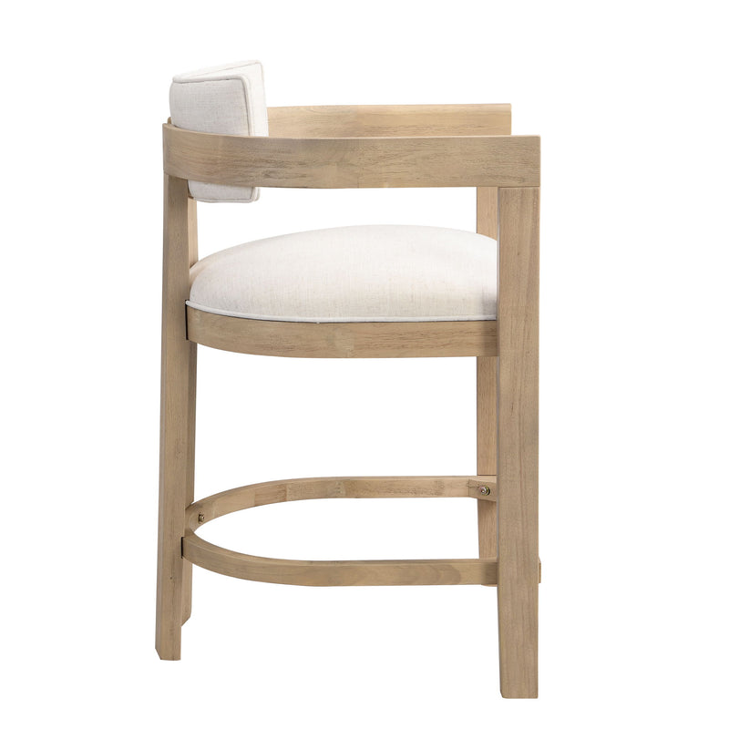 Contemporary Upholstered Counter Stools Set