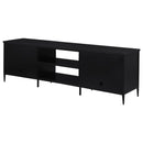 Amherst - 70" 2-Door Metal TV Stand Media Console - Black