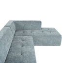 Modular Combination Living Room Sofa Set, Modern Minimalist Sofa, Living Room Upholstered Sofa Bed, Bedroom, 2 Pieces Computer Free Combination, L - Shaped