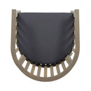 Outdoor Wooden Dining Chairs With Cushions (Set of 2)