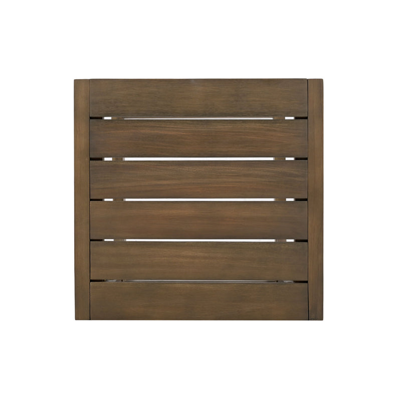 Aluminum Outdoor C - Shaped Side Table For Patio