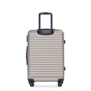 3 Piece Luggage Sets Lightweight Suitcase With Two Hooks, Spinner Wheels, Tsa Lock