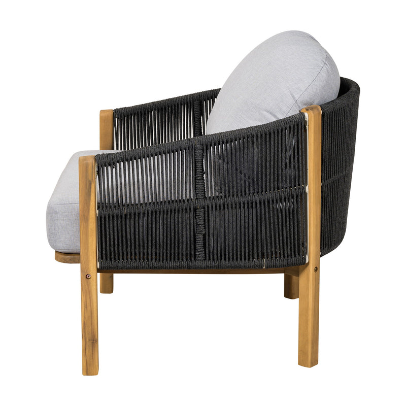 Grotta - Outdoor Wood Club Chair (Set of 2)