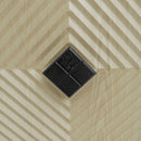 Carved 4 Door Sideboard With Storage, Adjustable Shelf