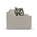 Sky - Upholstered Loveseat - Light Gray - Atlantic Fine Furniture Inc