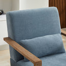 Swivel Modern Upholstered Accent Chair With Armrests