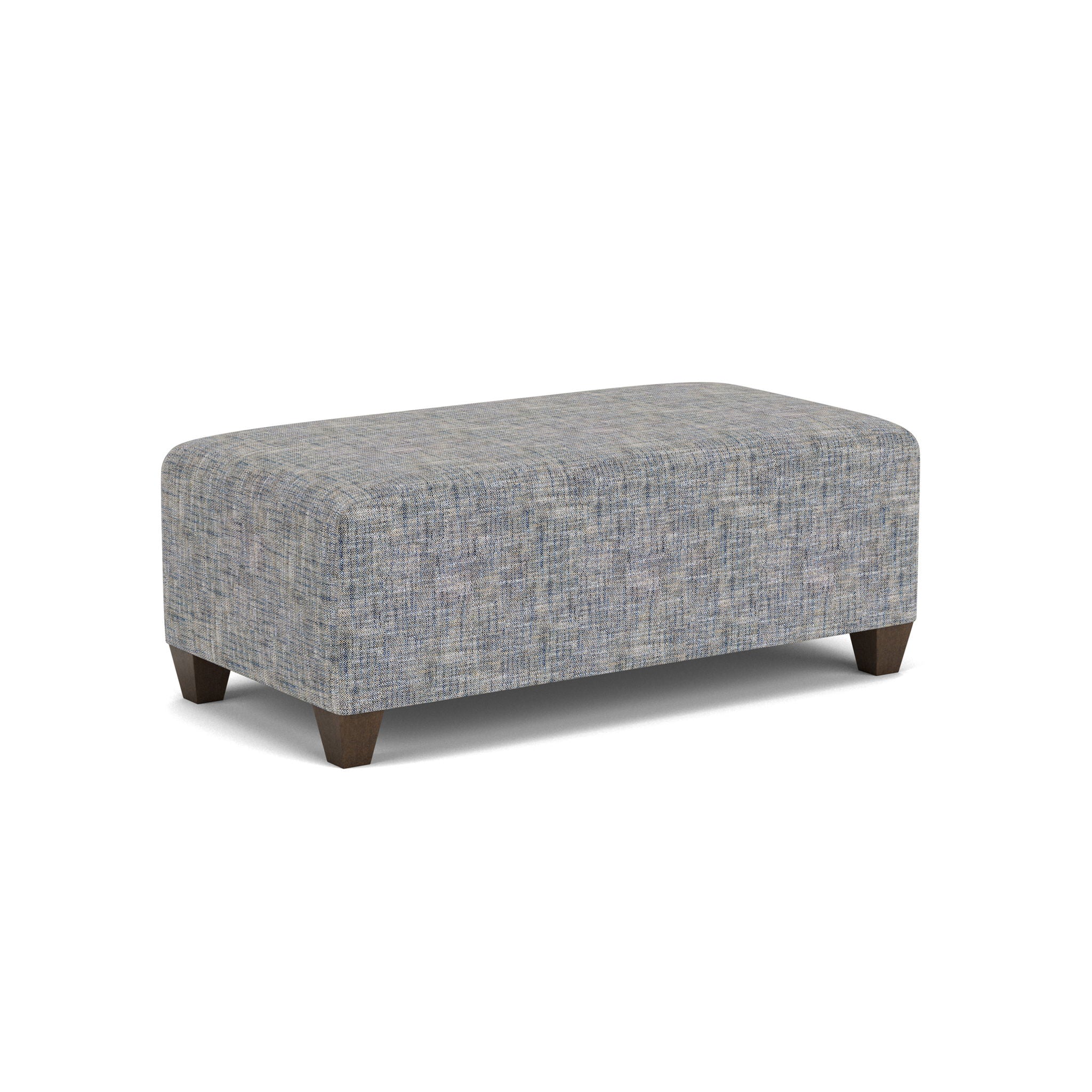 Cascade - Fabric Rectangular Cocktail Ottoman