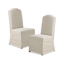 Dining Chair With Skirts (Set of 2) - Beige
