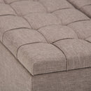 Harrison - Upholstered Coffee Table Storage Ottoman