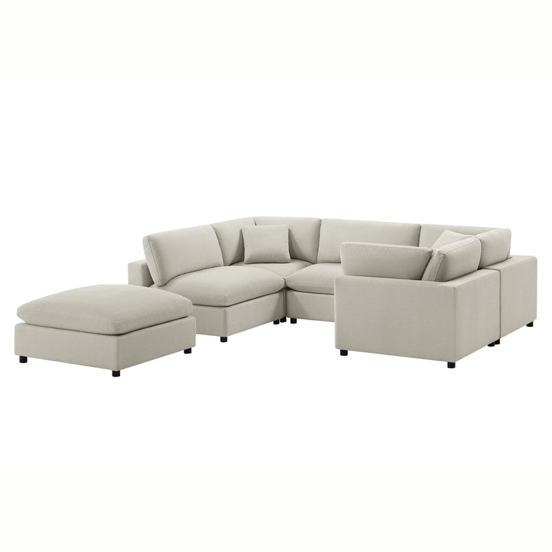 Cassandra - Modular 6 Piece Sectional - Beige