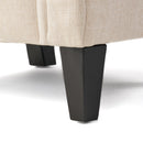 Springfield - Tufted Club Chair Stylish Upholstery - Light Beige