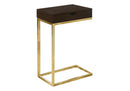 Accent Table, C - Shaped Contemporary & Modern Elegant Design