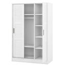 3 Door Shutter Wardrobe & Shelves