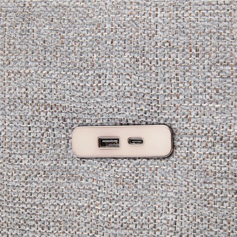 Sectional Sofa Modular U-Shaped With Ottoman & USB Ports