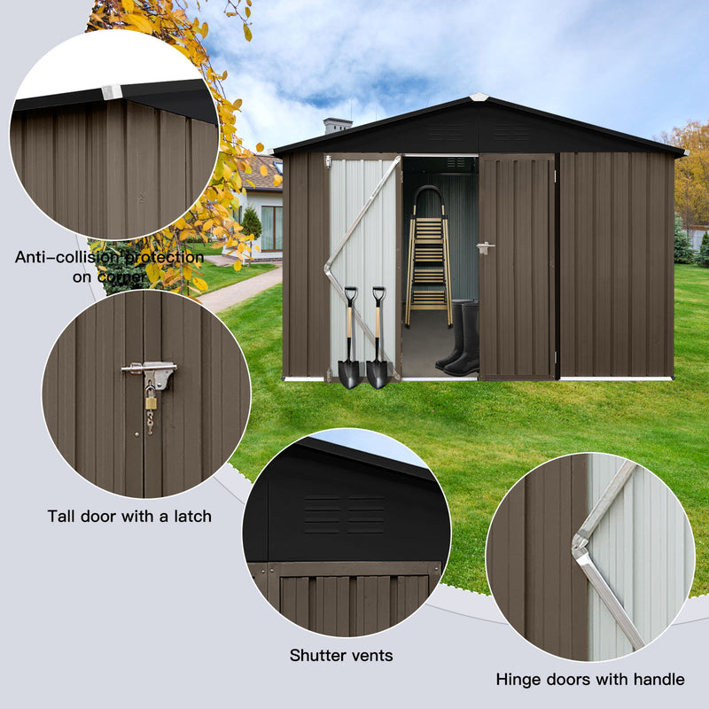 10'x12' Garden Sheds Outdoor Storage Sheds