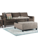 Harrison - Upholstered Coffee Table Storage Ottoman