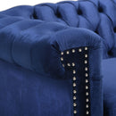 Chesterfield Style 3 Seater Sofa With Deep Button Tufting