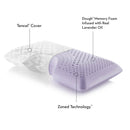 Shoulder Zoned Dough + Lavender - Pillow - Atlantic Fine Furniture Inc