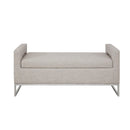 Crawford - Soft Close Storage Bench With Open Sides - Gray