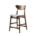 Elegant Counter Height Chair With Cushioned Seat