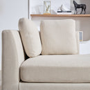 Wide Modern Double Sided Upholstered Chaise Lounge