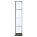 Bellatrix - 4-Shelf Clear Glass Curio Cabinet
