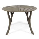 Hermosa - Outdoor Acacia Wood Table Circular Design