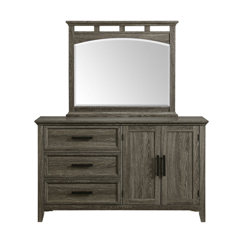 Matias - Bedroom Set With Queen/Full Headboard, Dresser, Mirror & Nightstand